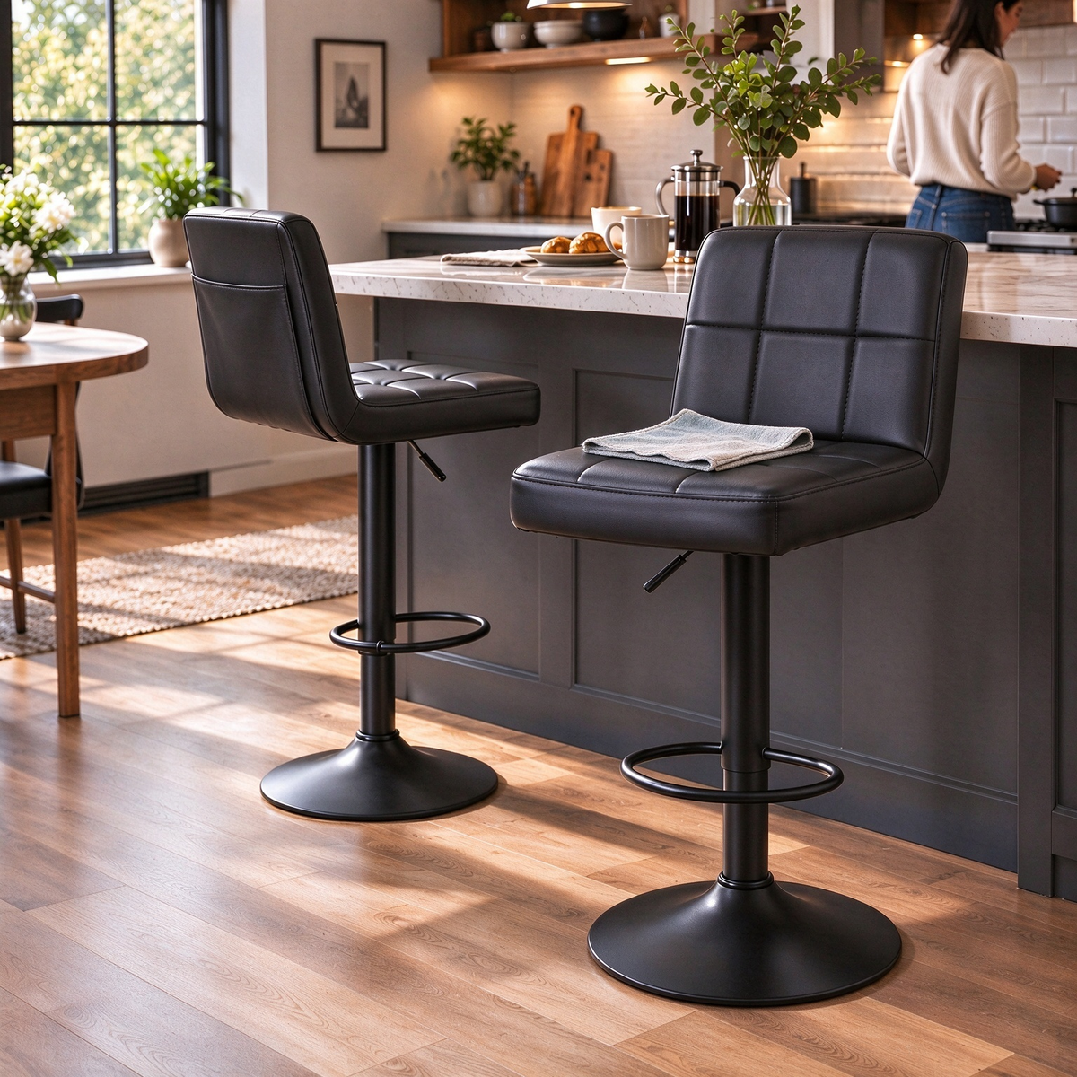 How to Clean Food Splatters, Grease Stains, and Fingerprints from Bar Stools