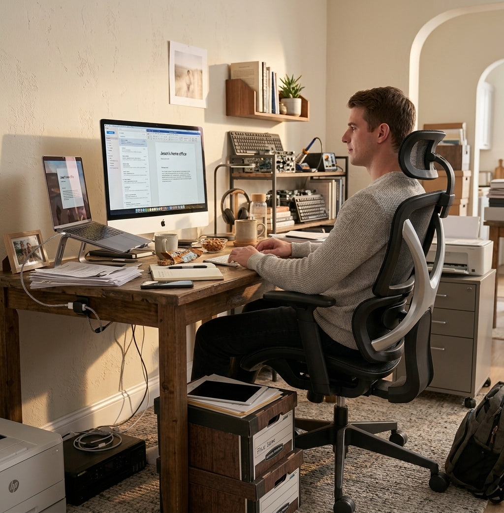 How to Make a Small Home Office Feel Better to Work In