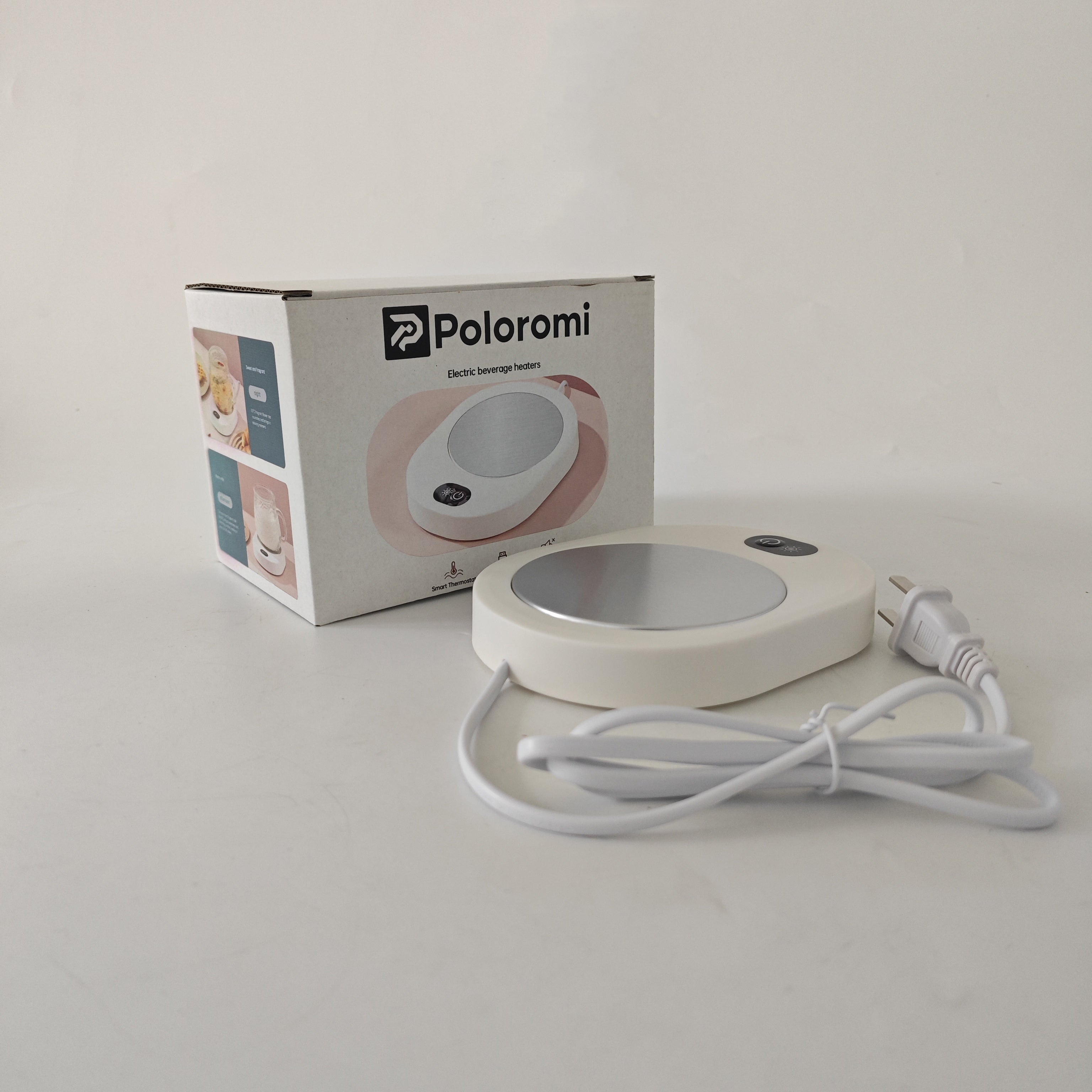 Poloromi | Electric beverage heater for Coffee, Tea, Milk, Office Home Use