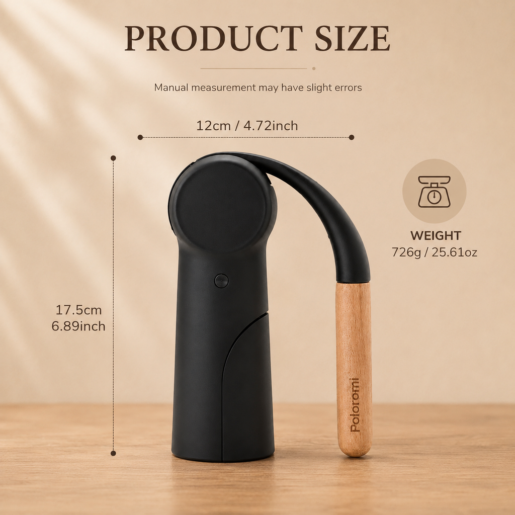 Poloromi | Vertical Lever Corkscrew with Foil Cutter