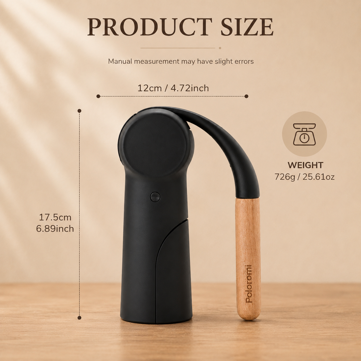 Poloromi | Vertical Lever Corkscrew with Foil Cutter