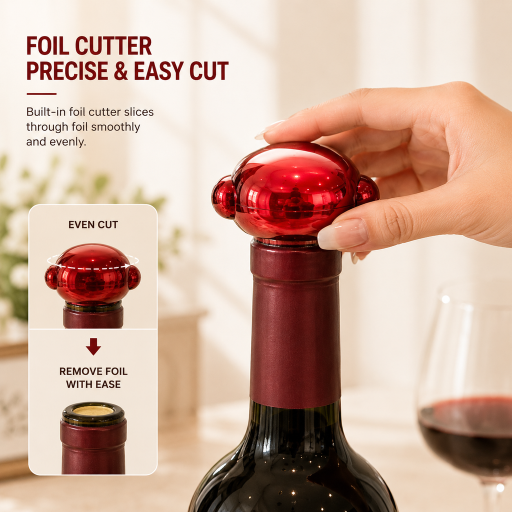 POLOROMI Lever Wine Opener Red