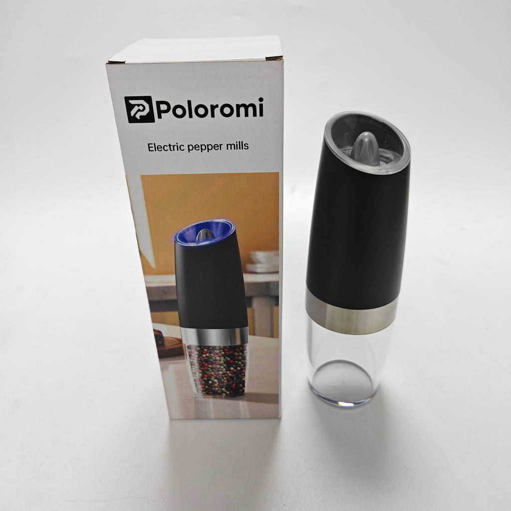 Poloromi | Electric pepper mills for Kitchen, BBQ, Dining, One-Hand Operation